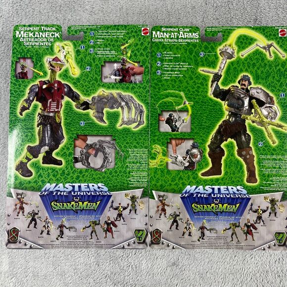 Masters Of The Universe vs The Snakemen Serpent Claw Man At Arms and Mekaneck - Picture 6 of 8